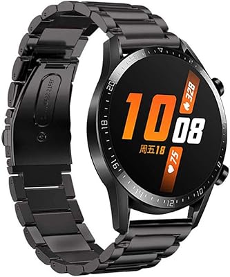 Accessory compatible with Huawei Watch GT 2 46 mm Steel Quick clearance bracelet.. DIAYTAR NIGERIA: Where every purchase is affordable and delivery is always within a week.