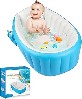 Mini Mocicle Inflatable Bathtub for Toddlers, Mini Foldable Anti-slip Air Bathtub, Baby Bath (Blue).. Buy better with DIAYTAR Nigeria — the ultimate e-commerce platform in Nigeria.