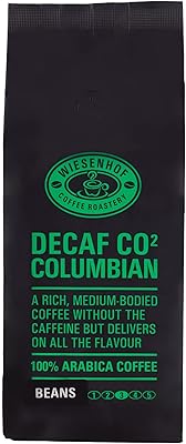 Colombian decaffeinated coffee beans Weissenhof - 100 % whole Arabica coffee beans of average roasting - Take advantage of all flavors without the additional caffeine explosion (250 g).. Shop like never before with DIAYTAR NIGERIA's comprehensive marketplace and budget-friendly shipping.