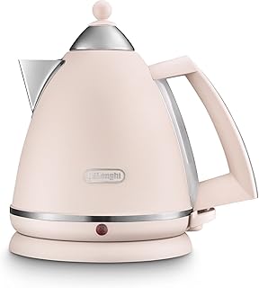 Delonghi silver kettle Flora kbx3016.pk, 360 degree swivel base and cord storage, pink, pink.. DIAYTAR NIGERIA: Where affordable online shopping meets reliable delivery across Nigeria.