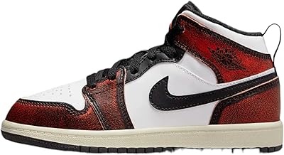 Jordan air shoes 1 preschool, black/bright red - white, 0.. Shop local, shop fast — DIAYTAR Nigeria delivers across the country.