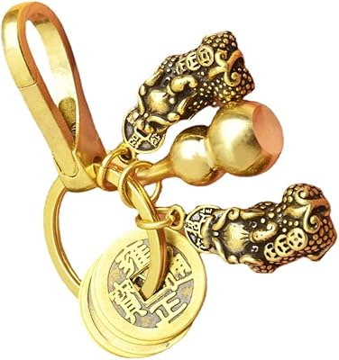 Zerodeko Feng shui Wu Lu Fortune Coin Pi Yao Keys Walks Chance Bachelor Cerebasse Riches Success Decoration For Backpack Handpack.. Shop with purpose at DIAYTAR NIGERIA and receive your purchases at unbeatable prices within the week.