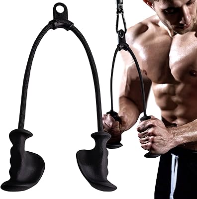 KKH ergonomic triceps rope with non -slip natural rubber handle to activate more muscle fibers - gymnastics rope for thrusts, triceps crunches, facial pulls, rope length of 36 \ ".. Nigeria’s trusted store online — DIAYTAR Nigeria never disappoints.