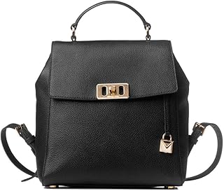 Carson backpack for woman black black leather.. Experience the power of choice with DIAYTAR NIGERIA's vast catalog and affordable 5-8 day delivery.