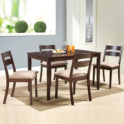 Danube Home Bahamas rectangular dining room set | Dust kitchen dining table with 4 dining room chairs | Modern design furniture 1 + 4 places for the house and the dining room (free assembly) - Expresso.. Shop without limits at DIAYTAR NIGERIA and receive your purchases at budget prices within the week.