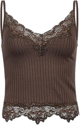High short in lace patchwork for women y2k e girls fairy grunge style crop t-shirt crayfish tank top.. DIAYTAR Nigeria: trusted by thousands for fast, reliable delivery.