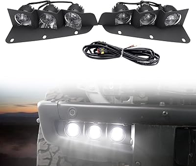 HAKA TAF LED fog lights for FORD BRONCO 2021 2022 2023 2/2023, set of lower front fog lights with support, assembly accessories for white daytime, 2 rooms.. Experience shopping freedom with DIAYTAR NIGERIA's vast selection and 5-8 day nationwide delivery service.