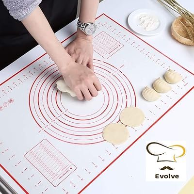 Evolve silicone non -stick baking mat size 60 x 40, large fiberglass rolling mat for kitchen utensils, cakes, macaroons.. DIAYTAR NIGERIA revolutionizes online retail with our extensive selection and dependable shipping service.
