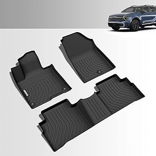 Anbingo Custom floor mat for Kia Sportage 2023, weather protection, very resistant, non -slip, cars, suitable for the front and 2nd row of complete accessories, black.. Discover the perfect shopping balance at DIAYTAR NIGERIA with competitive prices and prompt delivery.