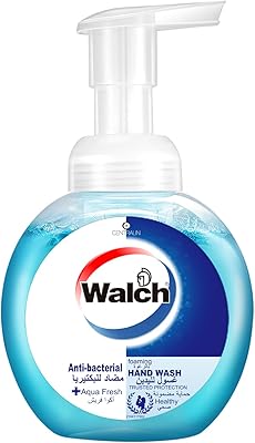 Foam Walsh handwash, 300 ml, 99.9% antibacterial, German formula, refreshing aquatic scent, eliminates dirt and kills germs and bacteria, cleanses hands.. Shop across categories at DIAYTAR NIGERIA with the confidence of prompt and budget-friendly delivery.