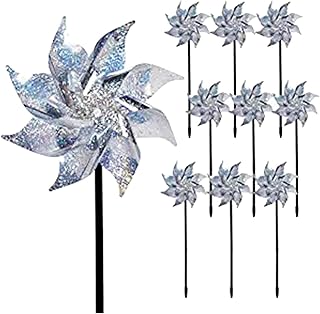 10 pieces of Penwells bird repellents, bird repellents reflecting to the laser, frightening magic device to keep the birds away from the garden.. Shop anytime, receive on time — only with DIAYTAR Nigeria.