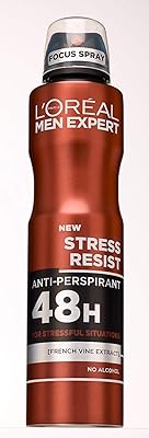 The Oreal Men Expert Stress Resist Spray Anti-Transpiring 48 hours for men 250 ml.. DIAYTAR NIGERIA: Connecting Nigerians with affordable products through our expansive e-commerce platform.