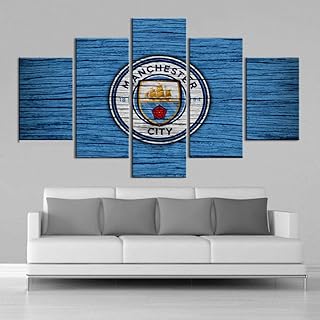 Baojian 5 Painting On Canvas England Manchester City Football Club 5 Pieces On Canvas Prints Of Wall Mural Photos Boys Sports Wall Decoration Painting On Canvas.. DIAYTAR NIGERIA: Connecting Nigerians with their needs through our affordable and diverse marketplace.