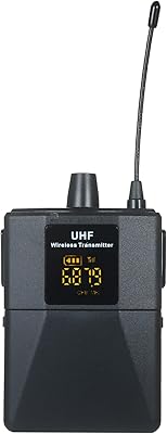 Heiye set of portable UHF microphones with 1 receiver, 2 transmitters, 2 microphones, 2 helmets, rechargeable receiver, frequency modulation, adapted to home entertainment, speech, live video streaming, recording.. Save more, wait less — DIAYTAR Nigeria delivers faster than ever.