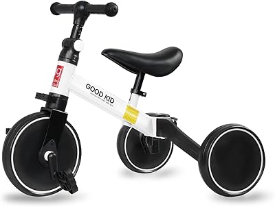Balance tricycle 4-in-1 for children Sky Touch, 1-4 years old, bike for toddlers with adjustable seat for interior and exterior, Christmas gifts for children, girls and boys, white.. DIAYTAR NIGERIA: Your affordable shopping destination with thousands of products delivered in days.