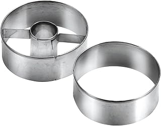 Tescoma round cookie cutter, medium, 2 rooms, matching, 16 x 7.5 x 1.9 cm.. DIAYTAR NIGERIA: Your partner in affordable online retail with reliable delivery across the nation.