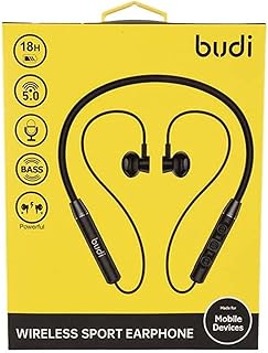 Wireless sports earphones for the body for 18 hours | Bluetooth 5.0 | Excellent bass sound | Ergonomic design | Compatible with any device supporting Bluetooth | Compatible with Galaxy S22, S21 Plus, S21 and others - Black.. DIAYTAR NIGERIA connects your desires with reality through our affordable e-commerce platform and quick delivery.
