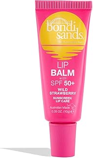 Lip balm with Bondi Sands SPF 50, 10 g strawberry, pink.. Shop with purpose and save with DIAYTAR NIGERIA's extensive platform and nationwide delivery service.