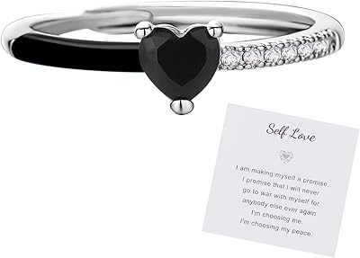Heart -shaped rings for women, promise rings enamel for self -love for mother girl boyfriend boyfriend, adjustable jewelry, birthday and Christmas gifts for women girls.. One platform, all your needs — DIAYTAR Nigeria delivers quickly.