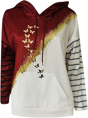 Zurdox hooded and sweatshirts for women, printed hoodie for women, long-sleeved hooded sweatshirt, sweater with tightening cord, high (size: medium).. Every order, every item — DIAYTAR Nigeria delivers fast and reliably.
