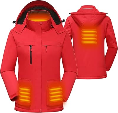 Thermal jacket, hot jacket for women with removable hood, hot winter coat to keep warm.. DIAYTAR NIGERIA: Where shopping meets satisfaction with affordable prices and prompt delivery services.