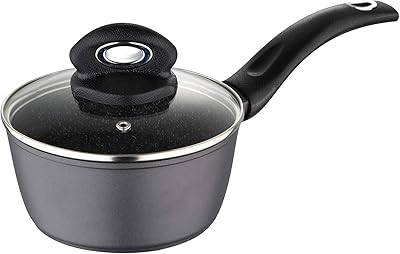 Bergener Orion induction pot, 16 cm, forged aluminum, background, gray, marble finish, BG8517MBG.. Shop smarter with Nigeria's premier e-commerce platform, featuring affordable products delivered nationwide.