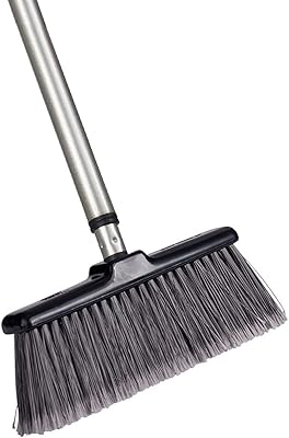 Black kitchen broom Fuller Brush - Robust floor broom with fine hairs and adjustable steel handle - Dust mop for the house or office, laminate floors, linoleum and tiles.. Shop confidently with DIAYTAR NIGERIA, offering affordable prices and reliable delivery within a week.