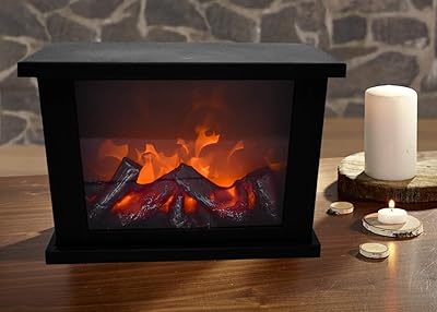 Technoline decorative heating with LED light, size 29 cm x 11 cm x 19 cm, T9800 model.. DIAYTAR NIGERIA delivers value, variety, and convenience with our nationwide 5-8 day shipping.