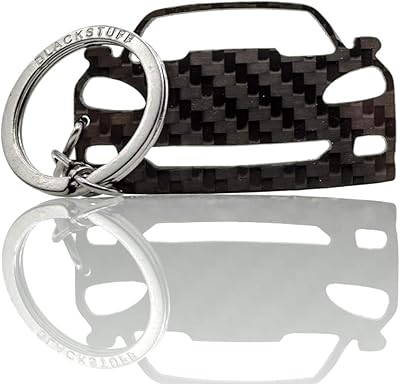Carbon fiber blackstaff keychain compatible with Corvette C6 Z06 2005-2013 BS-703.. Your shopping dreams realized through DIAYTAR NIGERIA's affordable platform with reliable delivery times.