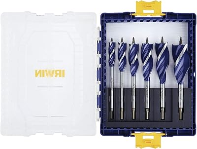 Irwin Speedbor 6 -piece wood drill. (iwax236pc).. Shop with confidence at DIAYTAR NIGERIA, enjoying competitive prices and delivery within 8 days.