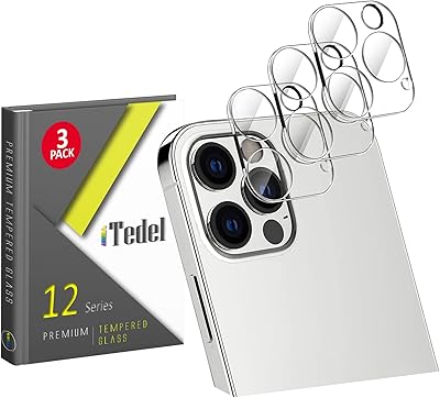 Itideal [3 parts] Camera lens protector for iPhone 12 pro [HD] Anti-scratch and finger anti-traces (12 pro).. Shop with confidence at Nigeria's leading affordable e-commerce platform with reliable delivery services.