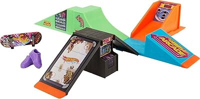 Hot Wheels Fingerboard Skate Park, an arcade skateboard with multiple combinations, including a Tony Hawk touch and a pair of removable skateboard shoes.. DIAYTAR NIGERIA: Where affordable online shopping meets reliable delivery across Nigeria.