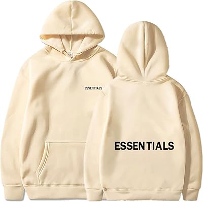 Long sleeve hoodie Fear of God from Vogue Essentials for Men with Printed Pockets and Letters, Light, Beige - Size L.. Experience the satisfaction of affordable shopping with DIAYTAR NIGERIA's nationwide 5-8 day delivery.