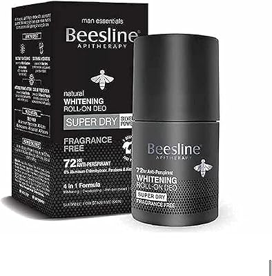 Déodorant Roll -on whitening Beesline - Ultra dry - for men, 50 ml.. DIAYTAR NIGERIA delivers what matters - quality, affordability, and prompt nationwide shipping.