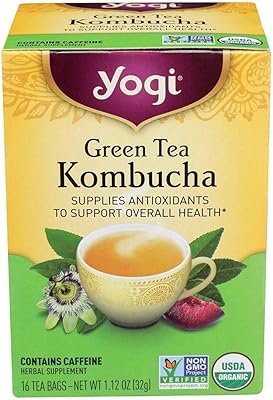 Yogi tea green kombucha, 16 sachets de thé, 32g.. Everything you need is just a click away with DIAYTAR Nigeria — shop now and receive your order in days.