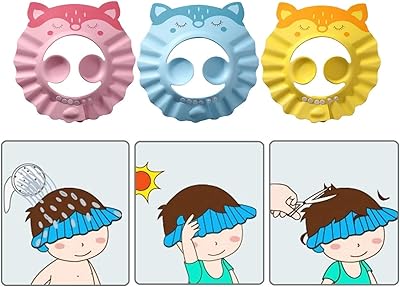 Im Fine Life Baby Shower Cap 3 colors with ear cover.. DIAYTAR NIGERIA: Where shopping meets satisfaction with affordable prices and prompt delivery services.