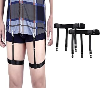 Elastic shirt support adjustable for men with non -slip locking clip to fold the shirt and maintain the position of the men's shirt, black, normal.. Fast delivery is our promise — DIAYTAR Nigeria keeps it real.