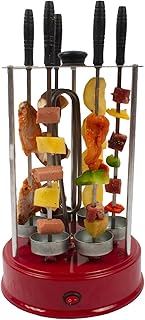 Smoke -free vertical electric grill 360 degrees with automatic timer, 6 long skewers.. Experience DIAYTAR NIGERIA, where extensive product variety meets pocket-friendly prices and reliable delivery.