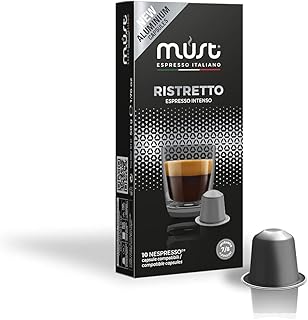 Mast 10 coffee capsules 100% aluminum density 7/8, infinite recyclable, pack of 10 compatible Nespresso, made in Italy.. Forget the long lines — DIAYTAR Nigeria is always open for shopping.