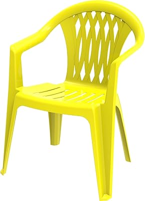 Diamond Cosmoplast Chair for Yellow Children.. Shop for less and receive more with DIAYTAR NIGERIA's expansive e-commerce platform and nationwide delivery.