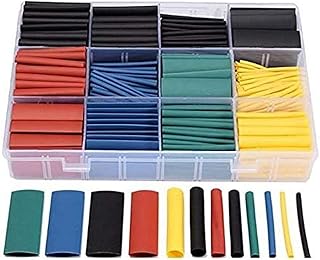 MELFYTM 530 PIECES Set of thermorettable sheaths 6 colors and 11 insulating sizes in polyolefin.. DIAYTAR NIGERIA delivers more than purchases - we deliver affordable shopping solutions within the week.