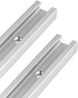 Q-work aluminum double rail with mounting holes, 12 inch, pack of 2.. DIAYTAR NIGERIA: Revolutionizing how Nigerians shop with affordable prices and prompt delivery services.