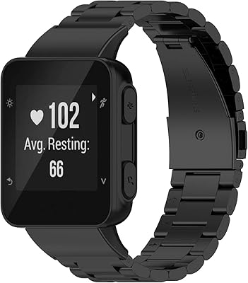 Shiranli metal bracelets Compatible with Garmin Forerunner 35 / Garmin Approach S10, replacement bracelets in stainless steel to Forerunner 35 / Garmin Approach S10 Golf.. DIAYTAR NIGERIA provides endless shopping possibilities with affordable prices and prompt delivery service.