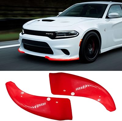 Miogi Protective cover of car bumper before car compatible with Dodge Charge SRT Scat Pack 2015-2021, Red.. Shop the future with DIAYTAR NIGERIA - thousands of products, unbeatable prices, delivery within a week.
