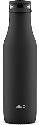 Bottle of stainless steel isothermal water with folding lid Ello Riley.. Experience hassle-free shopping with DIAYTAR NIGERIA's user-friendly platform and prompt delivery service.