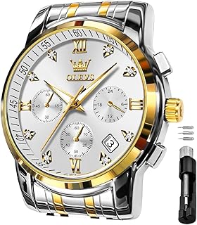 Chronograph watch Dressed in stainless steel for water resistant men with the light date display.. DIAYTAR NIGERIA: Bringing the marketplace to every Nigerian with affordable prices and quick delivery.