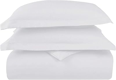Duvet cover Bizona New White Queen in cotton 600 threads, 3 rooms 100 % long fiber cotton - Bed set 230 x 220, Sweet satin fabric - Queen Size - Bed set comprising 1 Queen duvet cover and 2 pillowcases.. Make shopping fun and stress-free with DIAYTAR Nigeria.