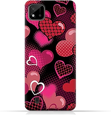 Mobile Polyurethane Mobile Resistant AMC Design for Realme C11 (2021) with Coeurs de la Saint-Valentin motif.. DIAYTAR Nigeria: Discover more, spend less, and enjoy delivery within 5–8 days.