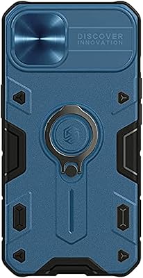 Rigid rear shell Nillkin Camshield Armor for Apple iPhone 13 6.1 inches - Blue.. Get what you need, when you need it — DIAYTAR Nigeria delivers fast.