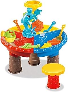 Plastic sandbox for children, set of 22 pieces (random color).. DIAYTAR NIGERIA: Connecting Nigerians with affordable products delivered promptly nationwide.